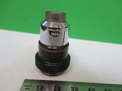 ZEISS GERMANY PLAN 2.5X /160 OBJECTIVE MICROSCOPE PART AS PICTURED &Q9-A-108