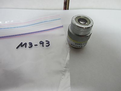 MICROSCOPE PART OBJECTIVE LEITZ NPL 10X GERMANY INFINITY OPTICS AS IS BIN#M3-93