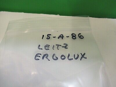 LEITZ ERGOLUX PAIR CLAMPS for lamp MICROSCOPE PART AS PICTURED #15-A-86