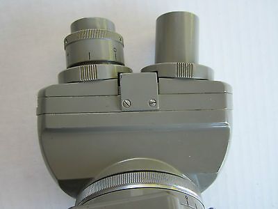 OLYMPUS JAPAN MICROSCOPE PART HEAD  EYEPIECE HOLDER WITHOUT OPTICS AS IS