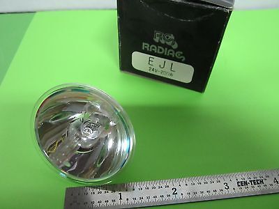 LAMP RADIAC GE 24V 200W EJL OLYMPUS MICROSCOPE BIN#38