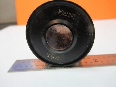 UNITRON JAPAN W5X EYEPIECE OCULAR OPTICS MICROSCOPE PART AS PICTURED &W8-A-21