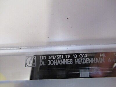 HEIDENHAIN GERMANY 120mm optical SCALE MICROSCOPE PART AS PICTURED &4T-A-22