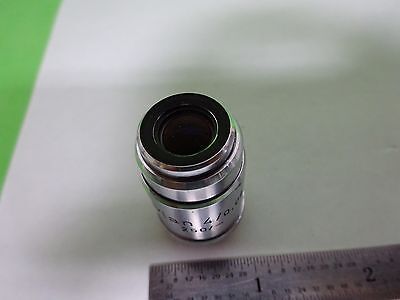 MICROSCOPE REICHERT AUSTRIA OBJECTIVE 4X OPTICS AS IS BIN#Y4-22