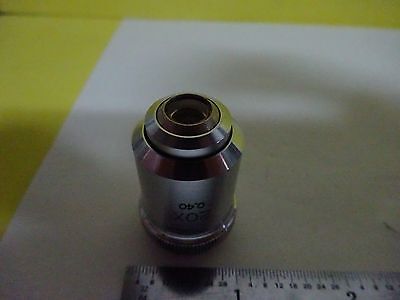 MICROSCOPE PART OBJECTIVE JAPAN 20X OPTICS AS IS BIN#X1-60