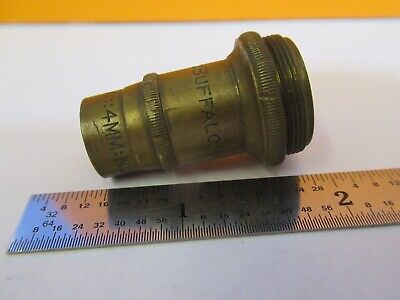 ANTIQUE BRASS SPENCER INCOMPLETE OBJECTIVE MICROSCOPE PART AS PICTURED &7B-B-29