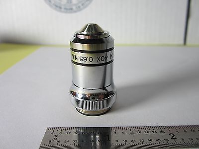 MICROSCOPE PART OBJECTIVE 40X BAUSCH LOMB OPTICS BIN#C8-13