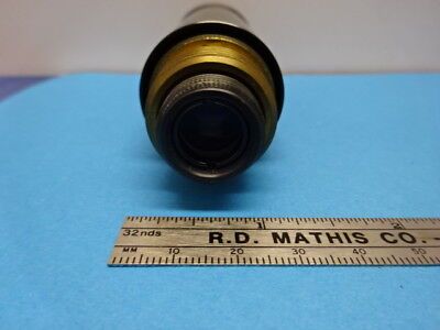 MICROSCOPE PART MOUNTED INSPECTION METROLOGY LENS OPTICS AS IS #90-75