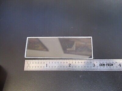 OPTICAL 1/8" x 1" 3mm GLASS PLATE OPTICS AS PICTURED &A7-A-44