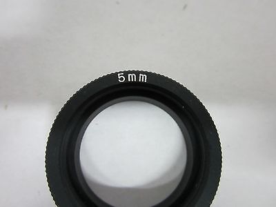 MICROSCOPE 5 mm COSMICAR PENTAX C-MOUNT TV CAMERA EXTENDER ADAPTER BIN#M9-14