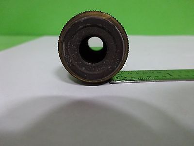 MICROSCOPE PART OBJECTIVE ZEISS WINKEL 10X GERMANY OPTICS AS IS BIN#V8-28