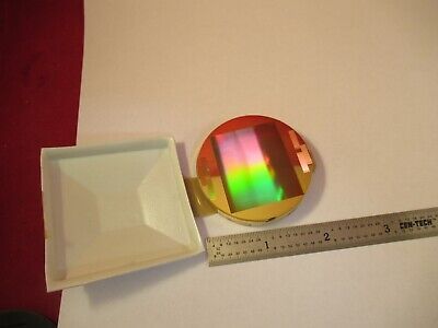 OPTICAL DIFFRACTION GRATING COPPER PLATE PRO LASER OPTICS AS PICTURED &1E-B-02