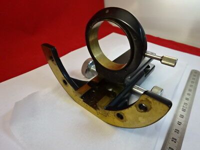 WILD HEERBRUGG SWISS M20 BRASS CONDENSER HOLDER MICROSCOPE HEAVY PART &94-A-10