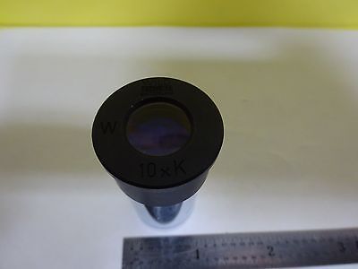 OPTICAL MICROSCOPE EYEPIECE OCULAR WILD SWISS W 10xK OPTICS AS IS BIN#4V-FL-16