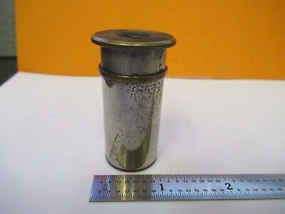 ANTIQUE BRASS RARE 14 CP EYEPIECE OCULAR MICROSCOPE PART AS PICTURED &G1-A-59