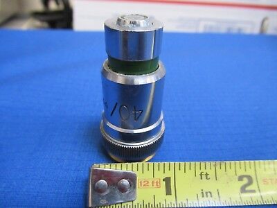 VICKERS UK ENGLAND OBJECTIVE 40X MICROSCOPE PART OPTICS AS PICTURED &S1-A-07