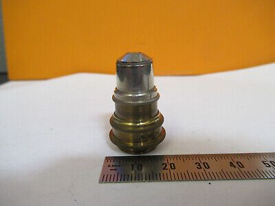 ANTIQUE BRASS RARE SEIBERT OBJECTIVE MICROSCOPE PART AS PICTURED 4B-FT-22