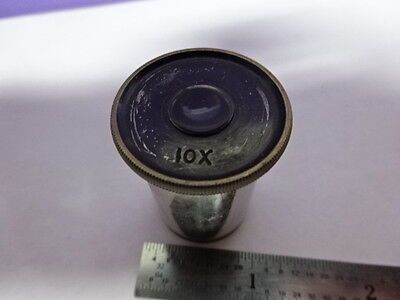 VINTAGE LEITZ GERMANY 10X OPTICS MICROSCOPE EYEPIECE OPTICAL OCULAR &AC-29