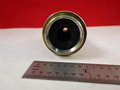 MICROSCOPE PART OBJECTIVE LEITZ WETZLAR GERMANY 100X OPTICS AS IS B#U1-B-12