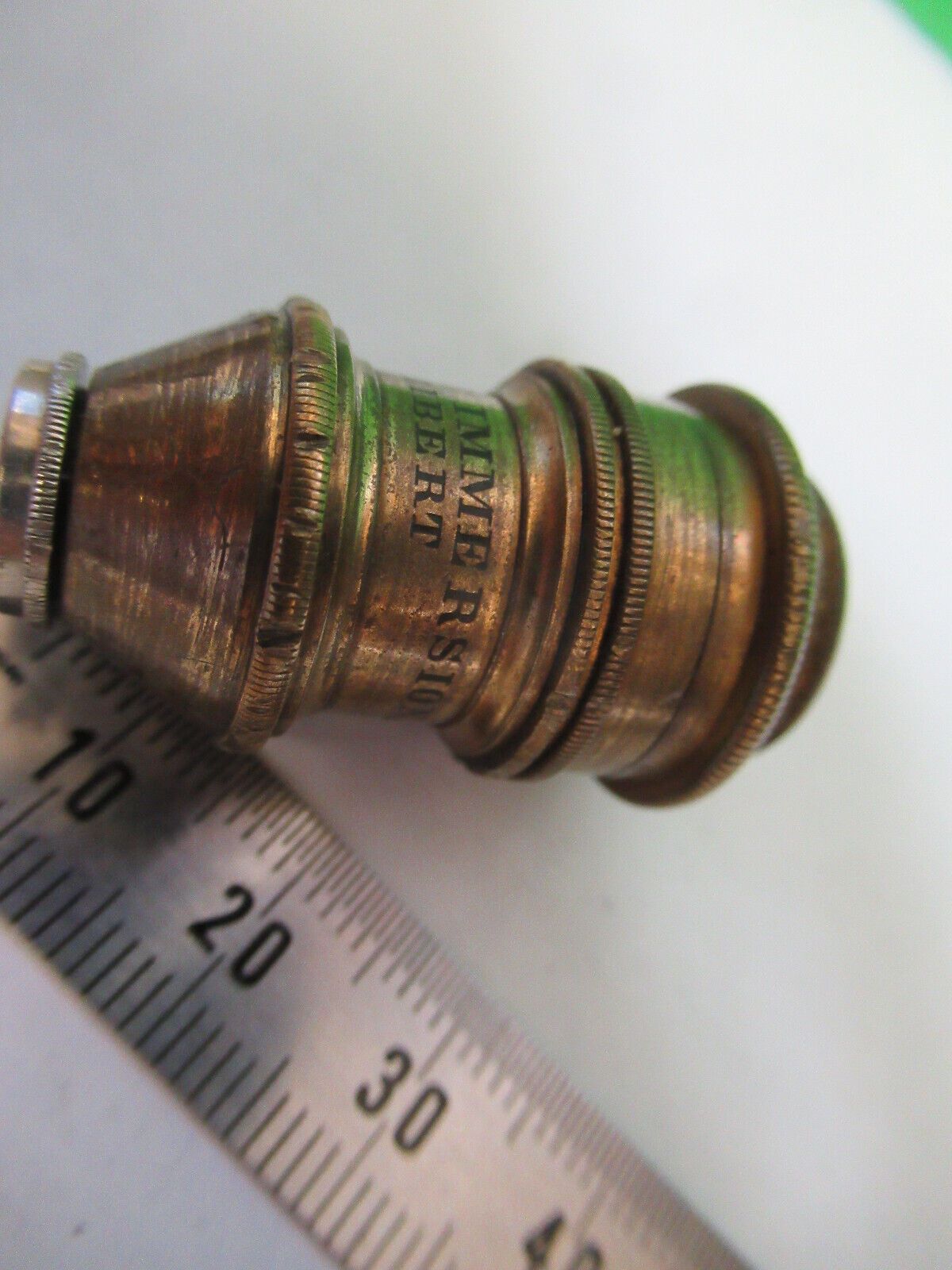 ANTIQUE SEIBERT GERMANY OBJECTIVE RARE MICROSCOPE PART AS PICTURED R2-B-36