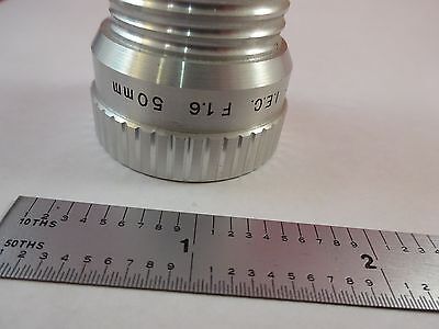 MICROSCOPE PART LENS I.E.C. PROJECTOR GERMANY 50mm F 1.6 OPTICS AS IS BN#K9-B-07