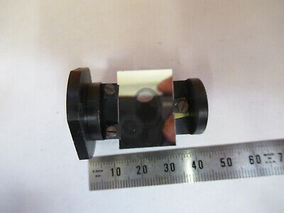 BAUSCH LOMB MOUNTED BEAM SPLITTER OPTICS MICROSCOPE PART AS PICTURED #F9-A-43