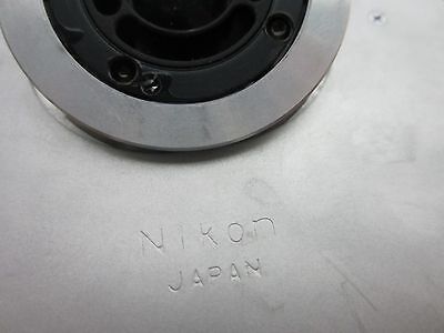 For parts MICROSCOPE NOSEPIECE NIKON + DIC ADAPTORS OPTICS AS IS BIN#A3-H-19