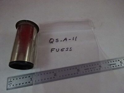 ANTIQUE MICROSCOPE PART EYEPIECE R. FUESS BERLIN VINTAGE OPTICS AS IS B#Q5-A-11