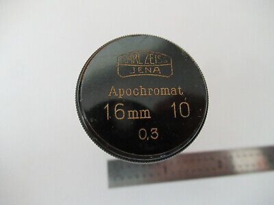 CARL ZEISS JENA 16mm EMPTY BRASS OBJECTIVE CAN MICROSCOPE AS PICTURED &F5-A-111