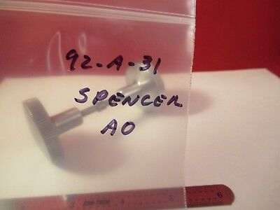 VINTAGE AO AMERICAN OPTICS KNOB STAGE MICROSCOPE PART AS PICTURED &92-A-31