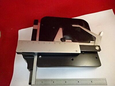 LEITZ GERMANY STAGE TABLE MICROMETER MICROSCOPE PART SM-LUX AS PICTURED &86-70