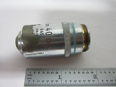 NIKON DIC M PLAN 40X OBJECTIVE MICROSCOPE OPTICS BIN#J7-17