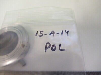 CARL ZEISS GERMANY POL POLARIZER MICROSCOPE PART OPTICS AS PICTURED &15-A-14