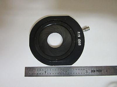 OPTICAL FILTER CONTRAST SLIDE IRIS LASER OPTICS AS IS BIN#G4-09