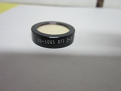 OPTICAL FILTER 35-5065 RFI LASER OPTICS AS IS BIN#J2-20