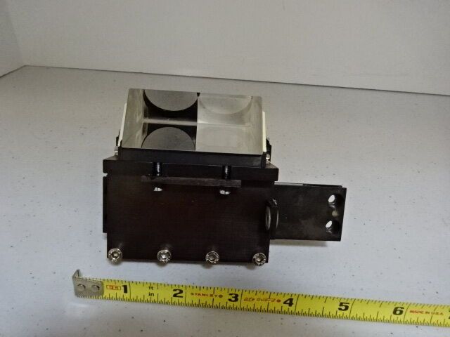 MICROSCOPE PART LEICA REICHERT POLYVAR HEAD MET PRISM OPTICS AS IS #AJ-05