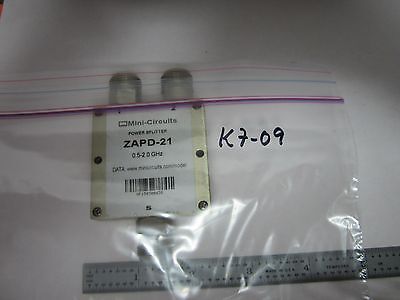 MINI CIRCUITS ZAPD-21 N CONNECTOR 2 GHz RF MICROWAVE FREQUENCY AS IS BIN#K7-09