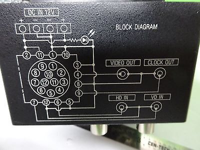 MICROSCOPE PART CAMERA POWER SUPPLY SIGNAL CONDITIONING OPTICS AS IS BIN#W3-45