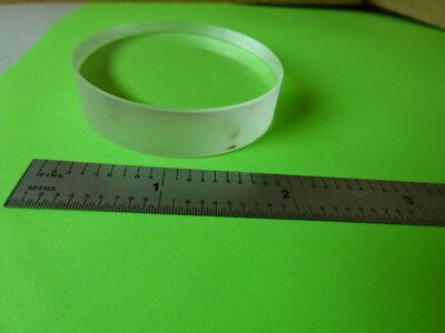 OPTICAL UNCOATED FLAT GLASS LENS PART OPTICS #84-A-03