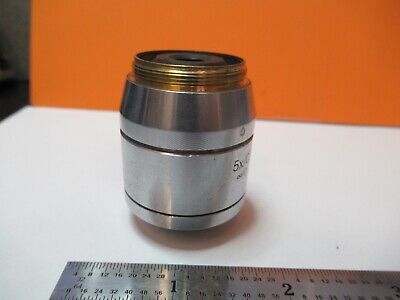 POLYVAR REICHERT AUSTRIA OBJECTIVE 5X IK MICROSCOPE PART AS PICTURE &W8-A-76