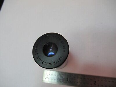 LEITZ GERMANY EYEPIECE NF 10X MICROSCOPE PART OPTICS AS PICTURED &FT-6-X11