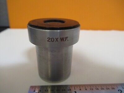 BAUSCH LOMB OCULAR EYEPIECE 20X WF OPTICS MICROSCOPE PART AS PICTURED &P7-A-30