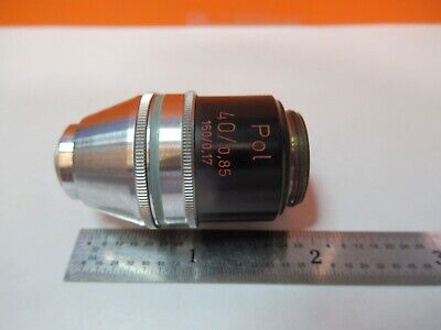 CARL ZEISS GERMANY OBJECTIVE POL 40X /160 MICROSCOPE PART AS PICTURED &3K-A-35