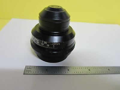 MICROSCOPE PART NIKON ABBE CONDENSER JAPAN OPTICS AS IS BIN#U7-05