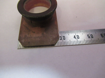 ANTIQUE BRASS COMPRESSORIUM  SLIDE UK MICROSCOPE PART AS PICTURED &S9-A-52