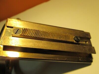 WILD M20 SWISS BRASS CONDENSER HOLDER MICROSCOPE PART as pictured &55R-B-29