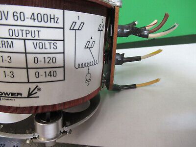 VARIAC AUTO TRANSFORMER U-2 TECHNIPOWER WORKS OK AS PICTURED &Z9-A-42