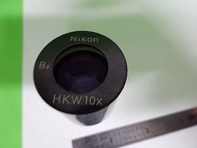 MICROSCOPE PART EYEPIECE OCULAR HKW 10X Bi NIKON JAPAN OPTICS AS IS BIN#W1-36