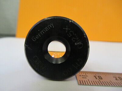 CARL ZEISS GERMANY 12.5X EYEPIECE LENS MICROSCOPE PART AS PICTURED &A2-FT-57