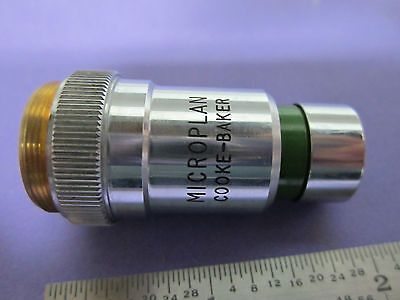 MICROSCOPE OPTICS PART VICKERS UK OBJECTIVE 40X MICROPLAN BIN #7